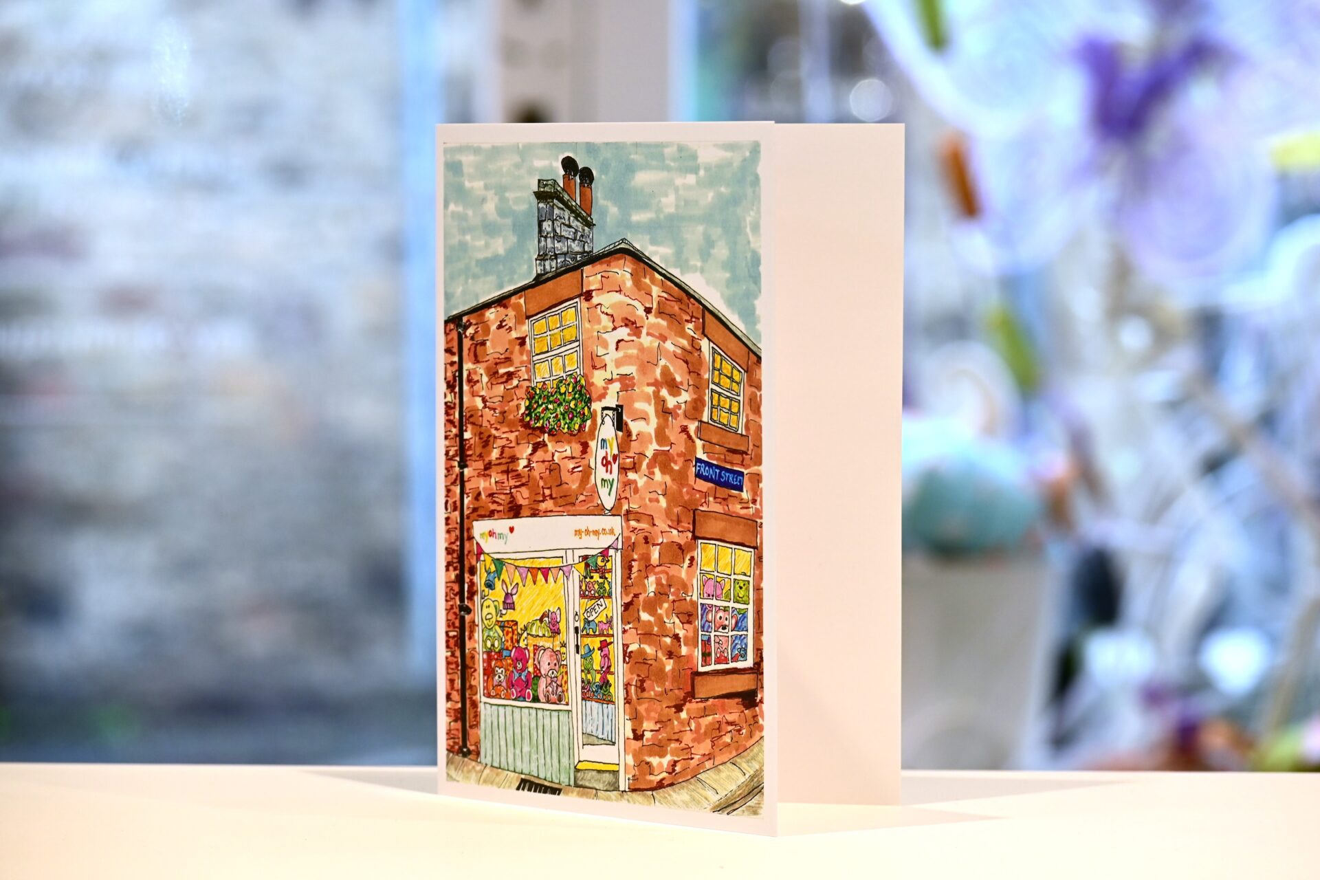 My Oh My Shop Front Greeting Card - Image 4