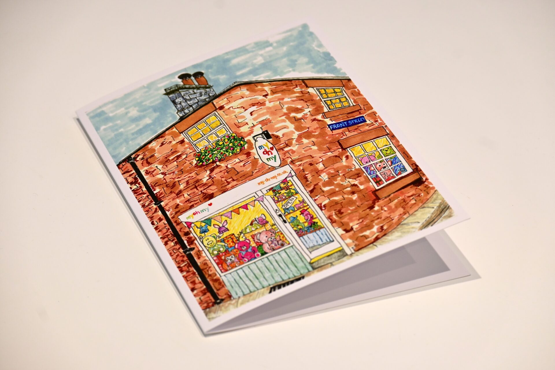 My Oh My Shop Front Greeting Card - Image 3
